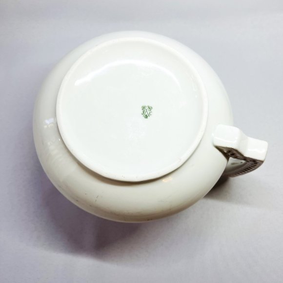 J&C Bavaria Vintage Antique Large Pitcher Hand Painted Porcelain Roses Germany - Picture 10 of 13